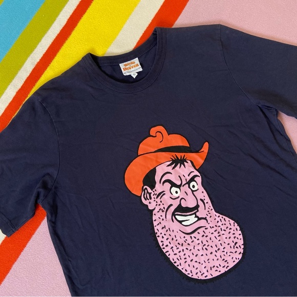 Original Vintage Duffer of St George x Beano Desperate Dan Size S. cotton. RARE - Picture 2 of 6